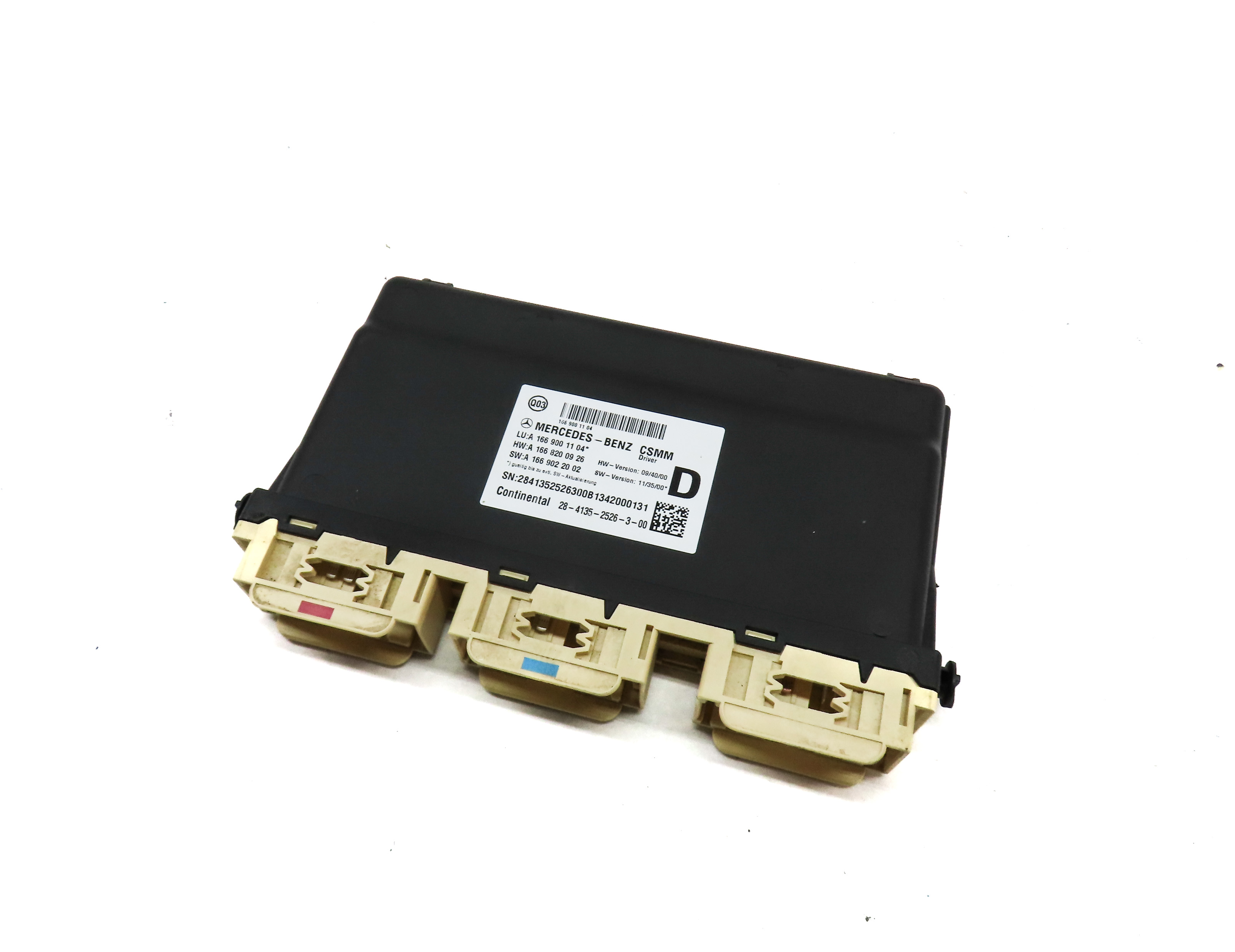 2013 MERCEDES GL450 (X166) FRONT LEFT DRIVER SEAT CONTROL MODULE — exact item pictured
